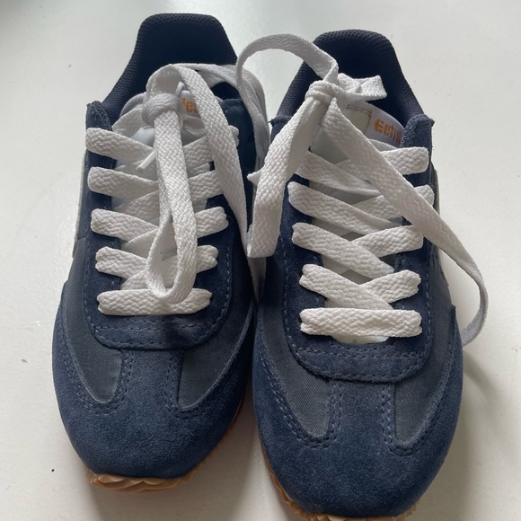 Kids etnie size 1 kids sample sale sneakers brand new ! Never worn . Dark blue - Picture 2 of 4